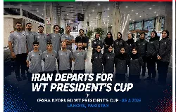 Iran Para Taekwondo Team Departs for WT President's Cup – Asia 2026