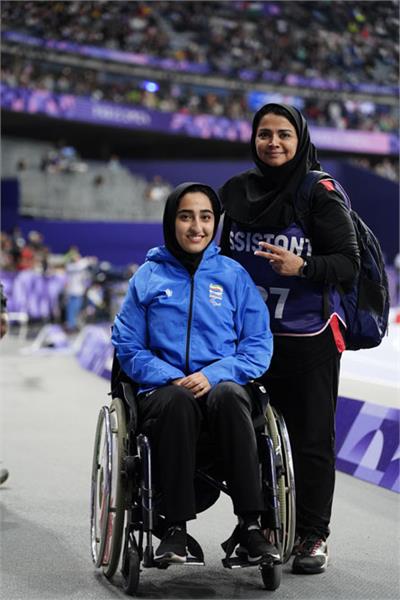 Paris Day 2 Athletics Amir kholousi. Sadegh Nikgotar 20