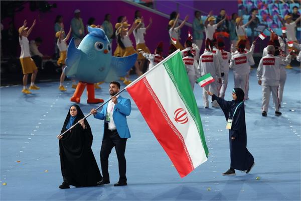 گزارش تصویری رژه کاروان فرزندان ایران در مراسم افتتاحیه هانگژو 8