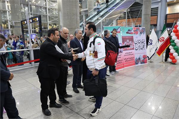 گزارش تصویری استقبال از دومین گروه ملی‌پوشان پاراآسیایی ناگویا 62