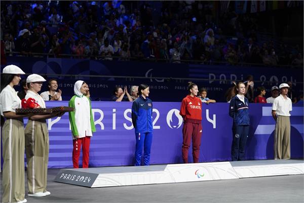 Paris Taekwondo Zahra Rahimi Medal 5