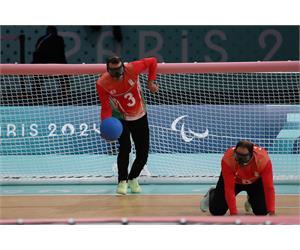 Paris 2024 Goalball Iran France 8