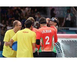 Paris 2024 Goalball Iran France 14