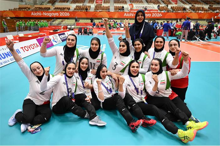 والیبال نشسته زنان نایب قهرمان بازی‌های پاراآسیایی آیچی-ناگویا ۲۰۲۶ شد