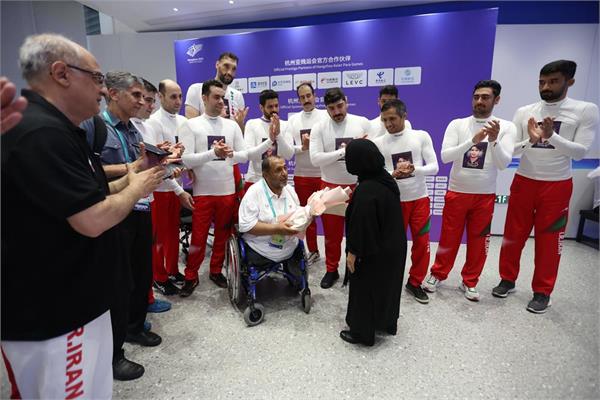 والیبال نشسته مردان و مراسم توزیع مدال بازی‌های پاراآسیایی هانگژو 14