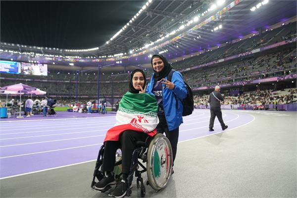 Paris Day 2 Athletics Amir kholousi. Sadegh Nikgotar 3