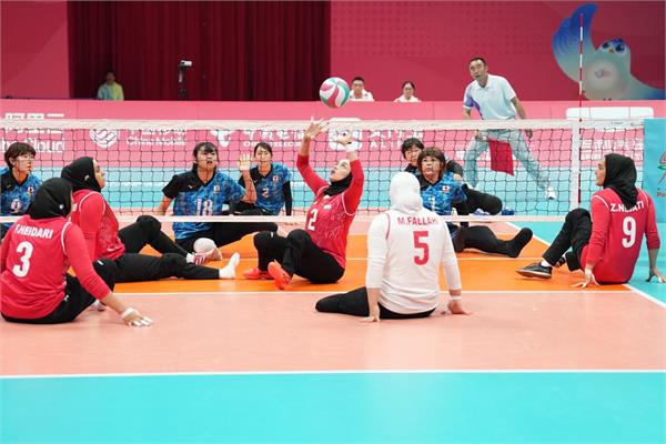 والیبال نشسته بانوان و مراسم توزیع مدال بازی‌های پاراآسیایی هانگژو 18