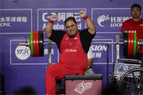 پاراوزنه‌برداران سنگین‌وزن و فوق‌سنگین در هانگژو 17