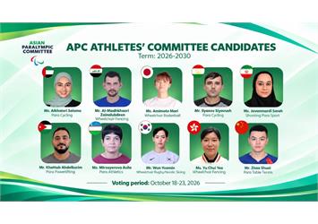 Sareh Javanmardi nominated for Asian Paralympic Committee Athletes’ Committee