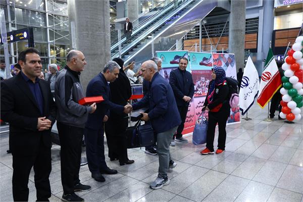 گزارش تصویری استقبال از دومین گروه ملی‌پوشان پاراآسیایی ناگویا 5
