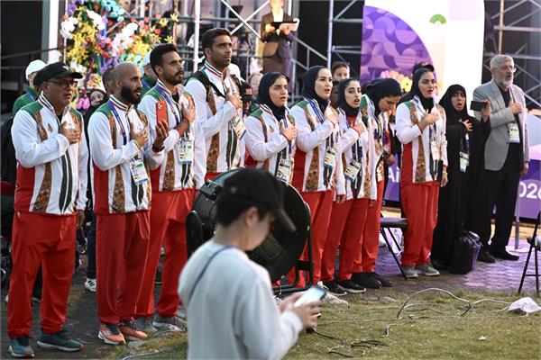 گزارش تصویری مراسم برافراشته شدن پرچم ایران در آیچی-ناگویا 7