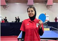 طلای پاراتنیس روی میز دبی ۲۰۲۵ به نام حنانه نجاتی ثبت شد