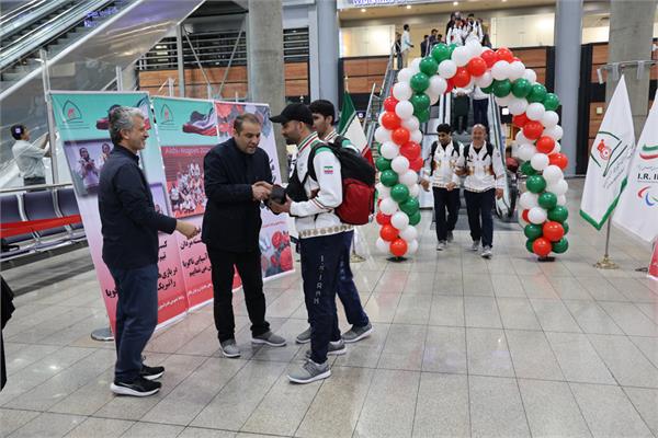 گزارش تصویری استقبال از دومین گروه ملی‌پوشان پاراآسیایی ناگویا 58