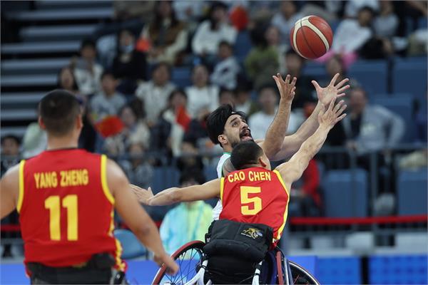 بسکتبال با ویلچر مردان برد چین در هانگژو 1