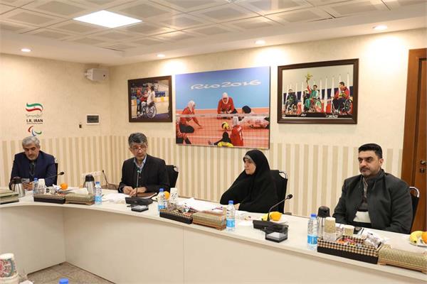 نشست رییس کمیته ملی پارالمپیک و رئیس سازمان‌ آموزش و پرورش استثنایی 1