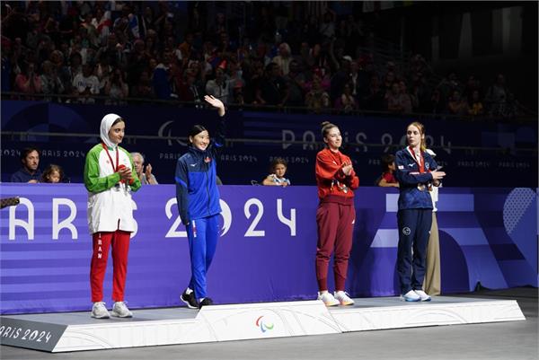 Paris Taekwondo Zahra Rahimi Medal 3