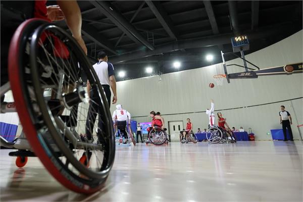 پیروزی تیم ملی زنان بسکتبال با ویلچر ایران مقابل تیم لائوس در بازی های پاراآسیایی هانگژو 16