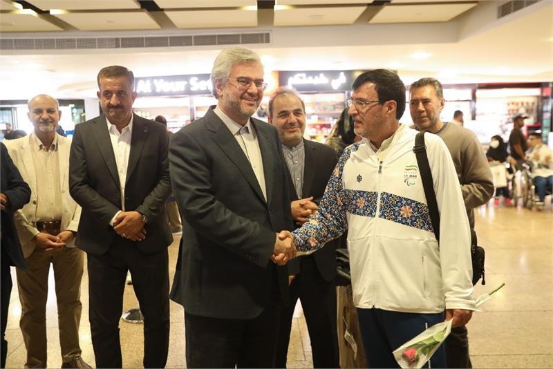 Team Iran Arrives Dubai