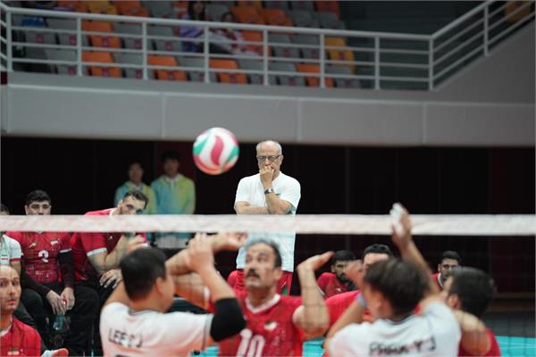 والیبال نشسته مردان و مراسم توزیع مدال بازی‌های پاراآسیایی هانگژو 5