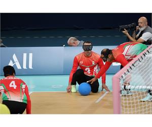 Paris 2024 Goalball Iran France 4