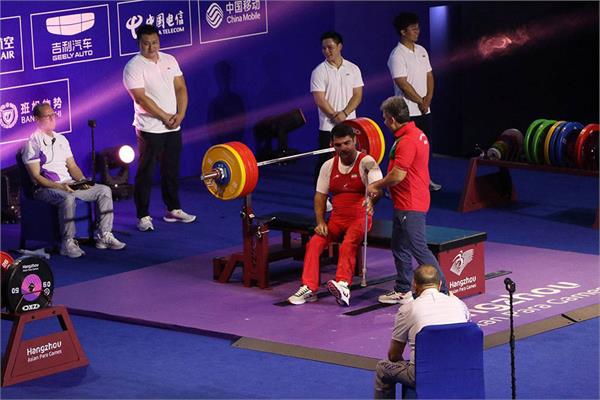 پاراوزنه‌برداری ایران در بازی‌های هانگژو 14