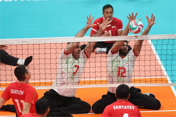 والیبال نشسته مردان و مراسم توزیع مدال بازی‌های پاراآسیایی هانگژو 16