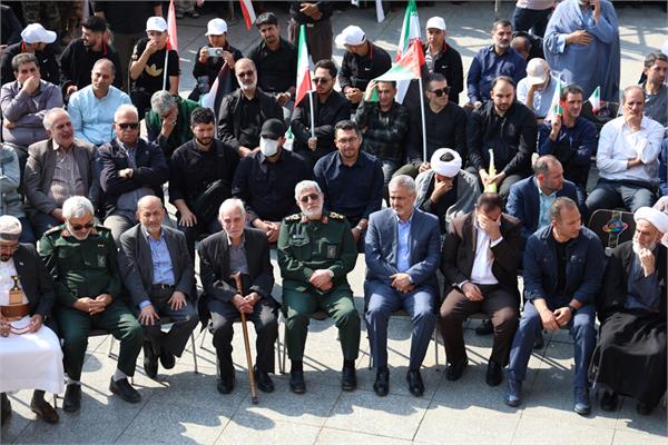 مراسم تشییع پیکر سردار شهید نیلفروشان  10