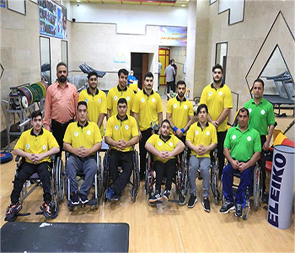 برگزاری اردوی تیم ملی وزنه برداری جانبازان و معلولین جوانان