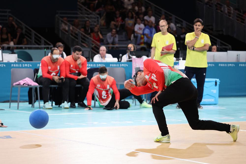 Paris 2024 Goalball Iran France 12