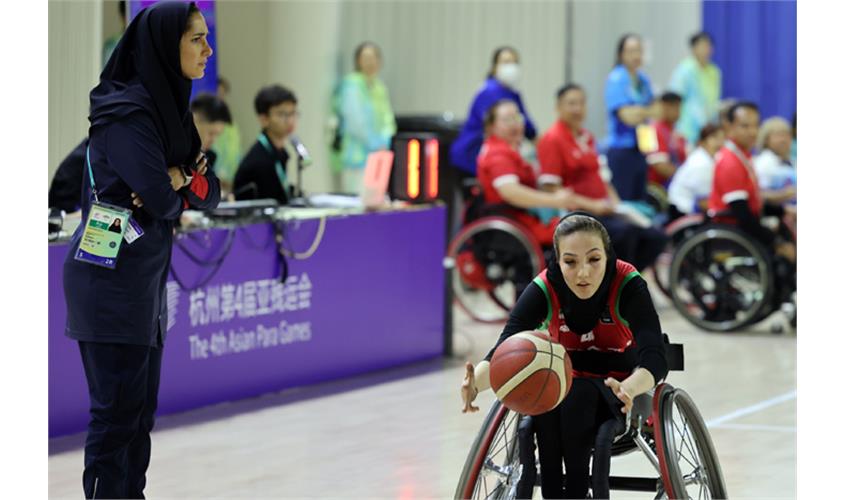 گزارش تصویری/ دیدار تیم ملی بسکتبال با ویلچر بانوان کشورمان مقابل تایلند 4
