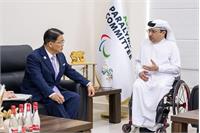 دیدار ماجد راشد با فرماندار آیچی/ بررسی استانداردهای دسترس‌پذیری در پنجمین دوره بازی‌های پاراآسیایی