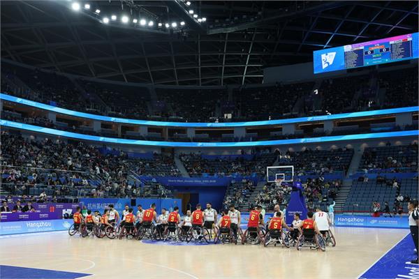 بسکتبال با ویلچر مردان برد چین در هانگژو 13