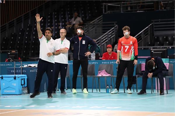 Goalball Iran Ukraine . Zeinalzadeh .Paris 15