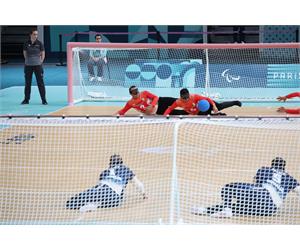 Paris 2024 Goalball Iran France 6