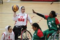 پیروزی دختران بسکتبال با ویلچر ۳ در ۳ ایران برابر بنگلادش
