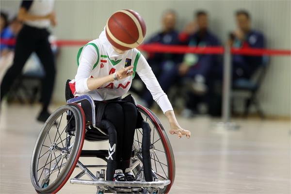 پیروزی تیم ملی زنان بسکتبال با ویلچر ایران مقابل تیم لائوس در بازی های پاراآسیایی هانگژو 13