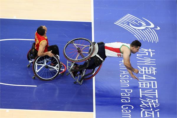 بسکتبال با ویلچر مردان برد چین در هانگژو 3