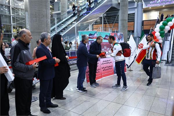 گزارش تصویری استقبال از دومین گروه ملی‌پوشان پاراآسیایی ناگویا 64