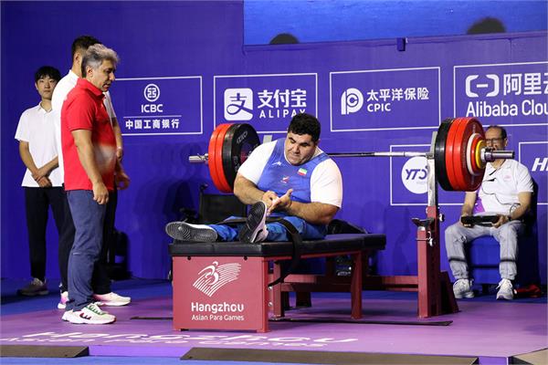 پاراوزنه‌برداران سنگین‌وزن و فوق‌سنگین در هانگژو 9