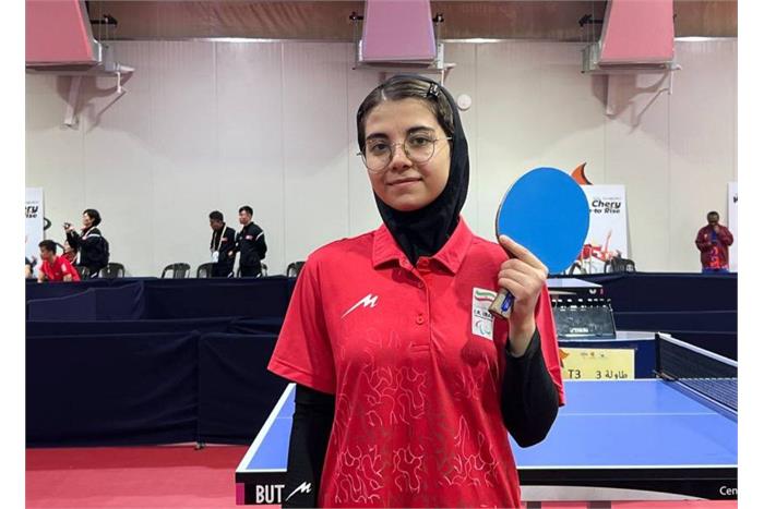 طلای پاراتنیس روی میز دبی ۲۰۲۵ به نام حنانه نجاتی ثبت شد