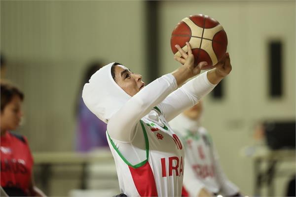پیروزی تیم ملی زنان بسکتبال با ویلچر ایران مقابل تیم لائوس در بازی های پاراآسیایی هانگژو 5