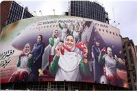 دیوارنگاره میدان ولیعصر به افتخار دختران پارالمپیکی ایران تغییر کرد