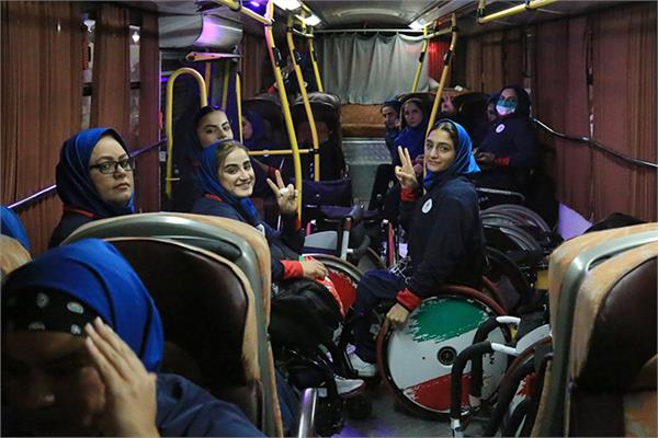 گزارش تصویری/ مراسم بدرقه گروه اول کاروان فرزندان ایران به بازی های پاراآسیایی هانگژو 8