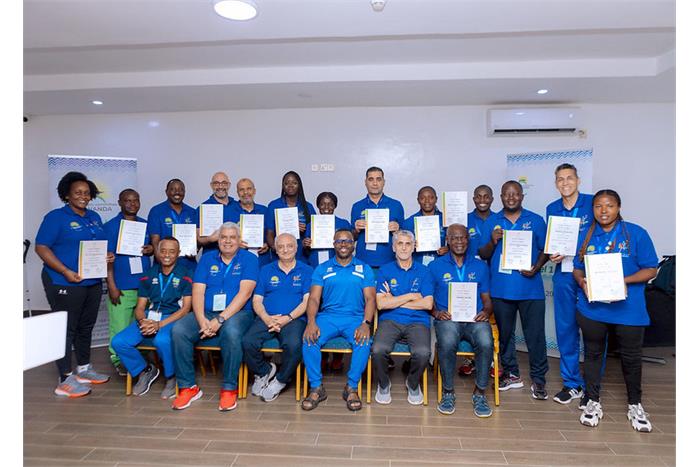 تقدیر سازمان جهانی پاراوالیبال از هادی رضایی/ پایان دوره سطح دو مربی گری والیبال نشسته به میزبانی روآندا