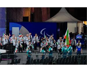 Team Iran Parade at Paris 2024 12